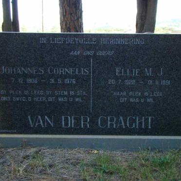 CRAGHT Johannes Cornelis, van der 1906-1976 &amp; Ellie M.J. 1922-1991