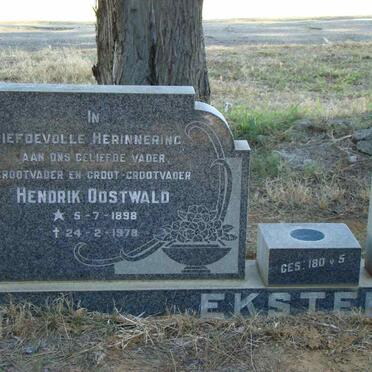 EKSTEEN Hendrik Oostwald 1898-1978