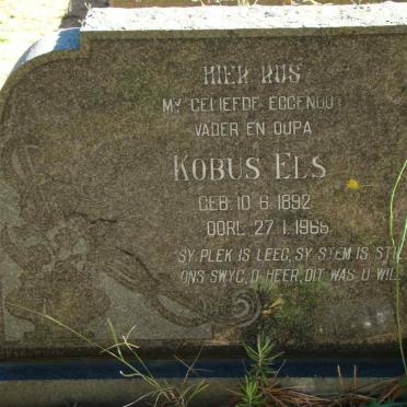 ELS Kobus 1892-1965 &amp; Maggie 1906-1994 