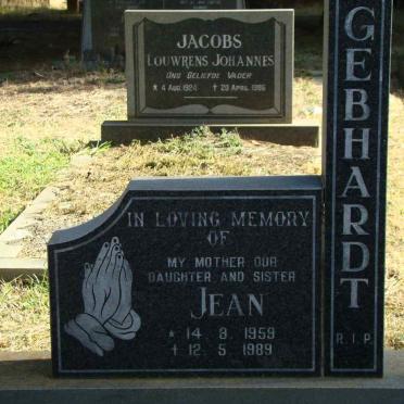 GEBHARDT Jean 1959-1989