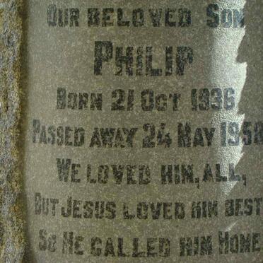 GENDALL Philip 1936-1958