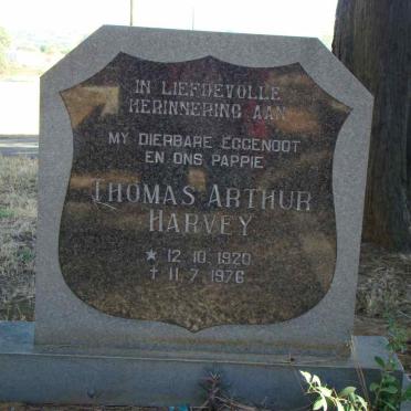 HARVEY Thomas Arthur 1920-1976