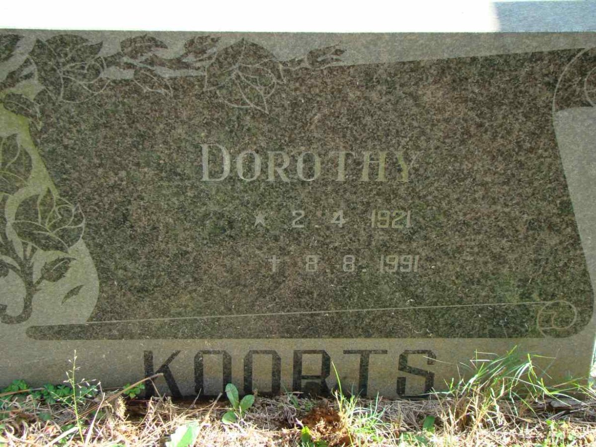 KOORTS Dorothy 1921-1991