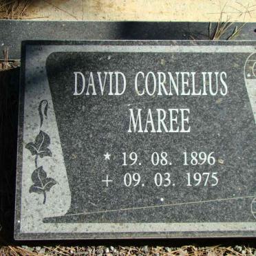 MAREE David Cornelius 1896-1975
