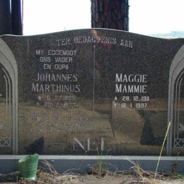 NEL Johannes Marthinus 1895-1977 &amp; Maggie 1911-1997