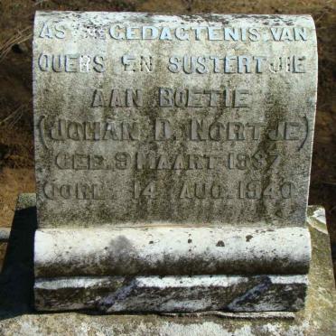 NORTJE Johan D. 1937-1940