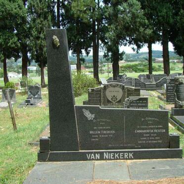 NIEKERK Willem Frederik, van 1918- &amp; Emmarentia Hester BOTHA 1924-1982