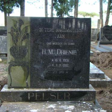 PELSER H.M. 1908-1982
