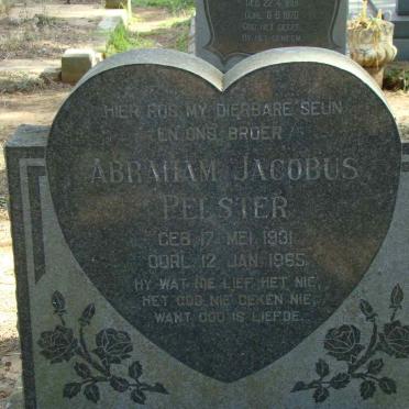 PELSTER Abraham Jacobus 1931-1965