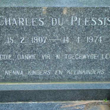 PLESSIS Charles, du 1907-1974