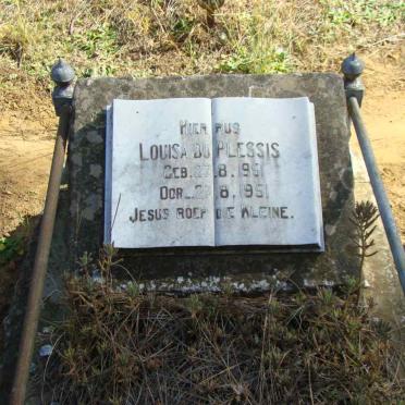 PLESSIS Louisa, du 1951-1951