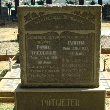 POTGIETER Daniel Theodorus -1955 &amp; Tabitha -1957