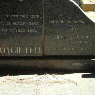 POTGIETER Ockert Johannes 1916-1987 &amp; Helena Petronella HATTING 1920-1988