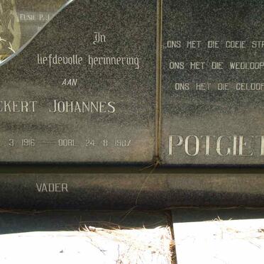 POTGIETER Ockert Johannes 1916-1987