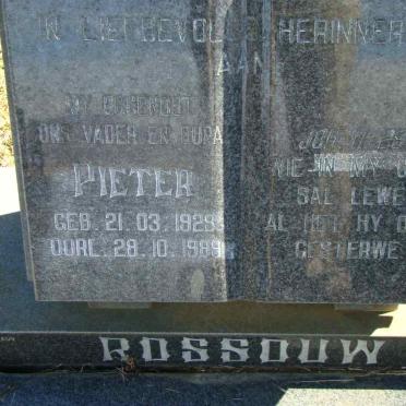 ROSSOUW Pieter 1929-1989