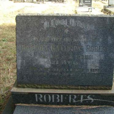 ROBERTS Rhodora Kathleen -1961