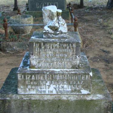 ROOYEN Johanna Elizabeth 1937-1939