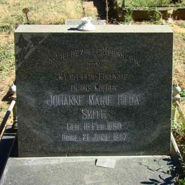 SMITH Johanne Marie Hilda 1890-1957