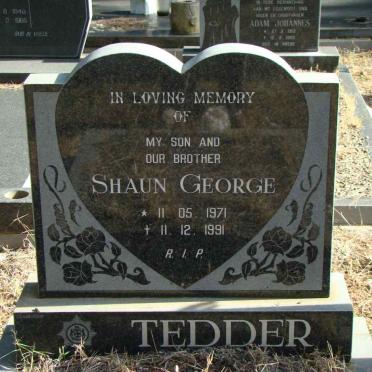 TEDDER Shaun George 1971-1991