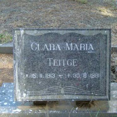 TEITGE Clara Maria 1913-1981