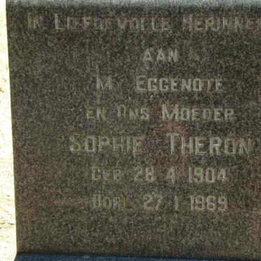 THERON Sophie 1904-1969