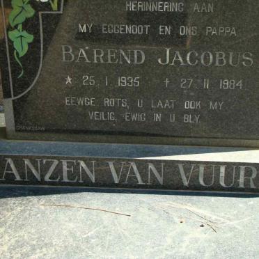 VUUREN Barend Jacobus, Janzen van 1935-1984