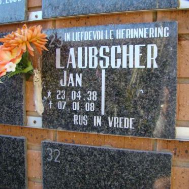 LAUBSCHER Jan 1938-2008