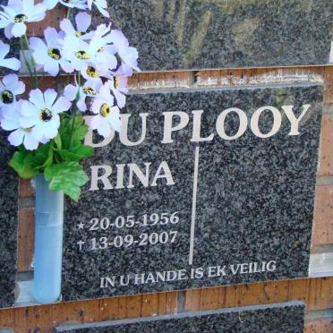 PLOOY Rina, du 1956-2007