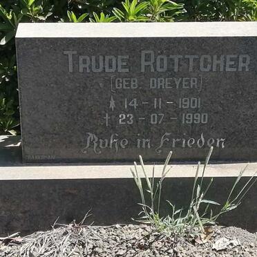 RÖTTCHER Trude nee DREYER 1901-1990