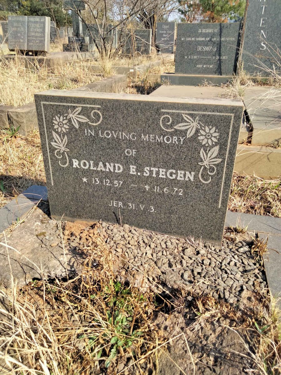STEGEN Roland E. 1957-1972