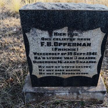 OPPERMAN F.B. -1941