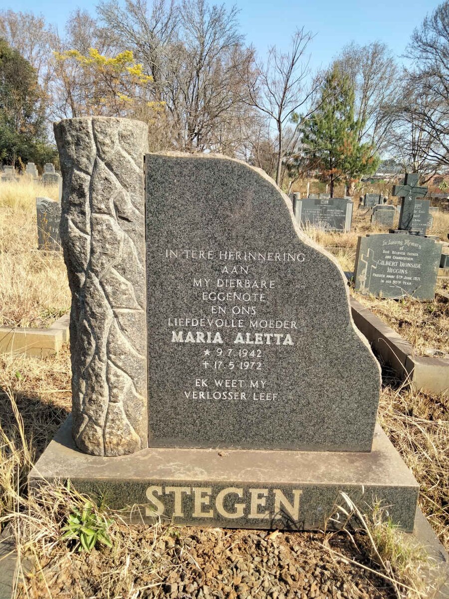 STEGEN Maria Aletta 1942-1972