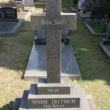 DITTRICH Marie nee HOLST 1901-1981