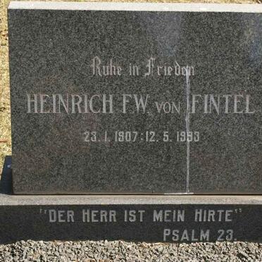 FINTEL Heinrich F.W., von -1993