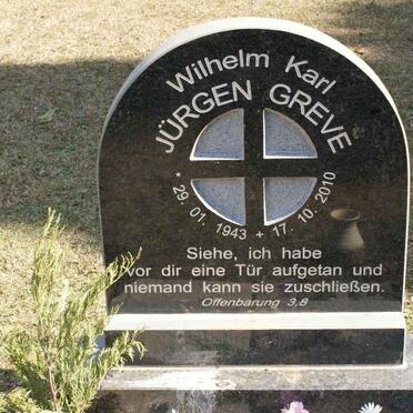 GREVE Wilhelm Karl Jurgen 1943-2010