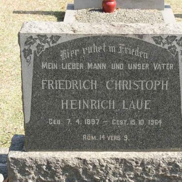 LAUE Friedrich Christoph Heinrich 1897-1964