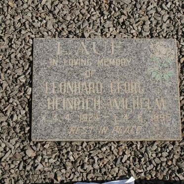 LAUE Leonhard Georg Heinrich 1924-1995