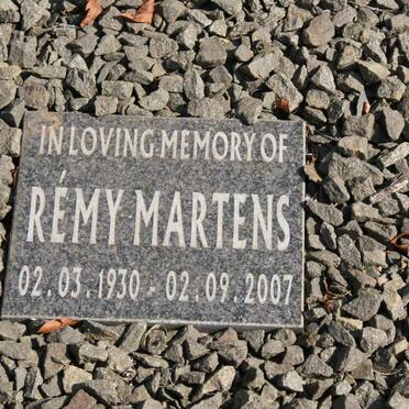 MARTENS Remy 1930-2007