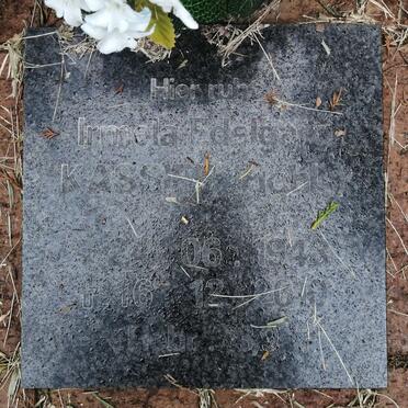 KASSIER Irmela Edelgard nee HOHLS 1948-2010