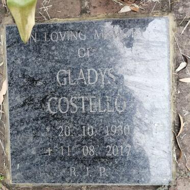 COSTELLO Gladys 1930-2017