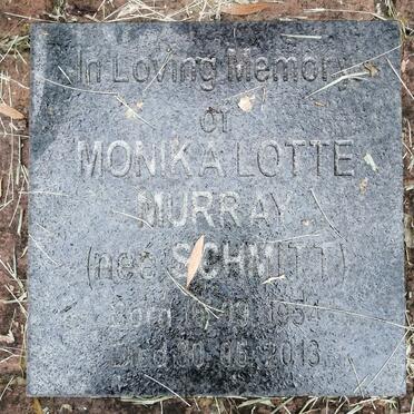 MURRAY Monika Lotte nee SCHMITT 1954-2013