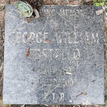 COSTELLO George William 1927-2003