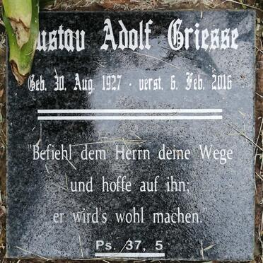 GRIESSE Gustav Adolf 1927-2016