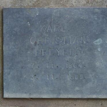 FREYER Karl Christian 1864-1865