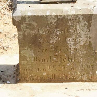 HOHLS Karl 1827-1895