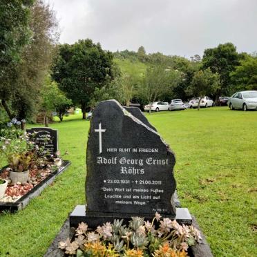 ROHRS Adolf Georg Ernst 1931-2011