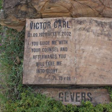 GEVERS Victor Carl 1926-2002