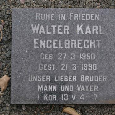 ENGELBRECHT Walter Karl 1950-1990