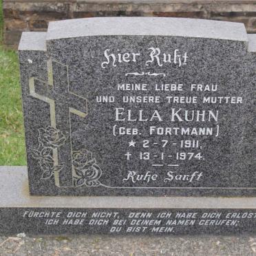 KUHN Ella nee FORTMANN 1911-1974