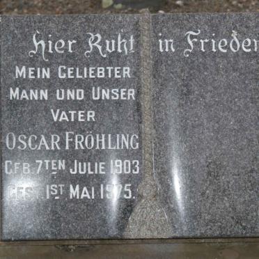 FROHLING Oscar 1903-1975